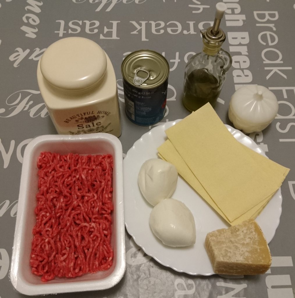 Lasagna - Ingredienti