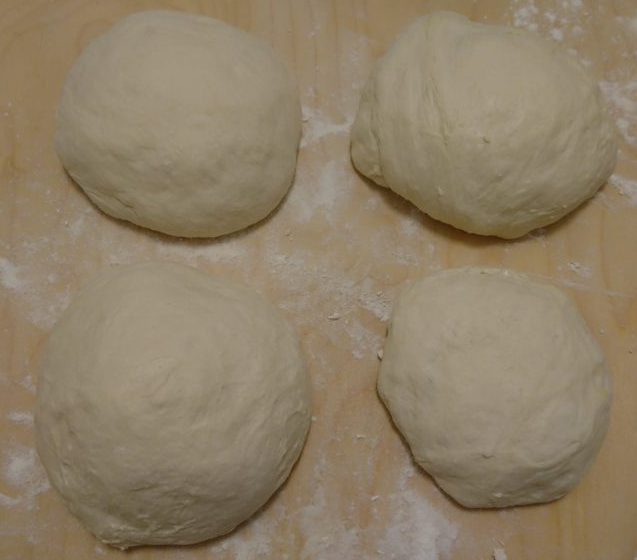 Impasto per la pizza - Divisione panetti