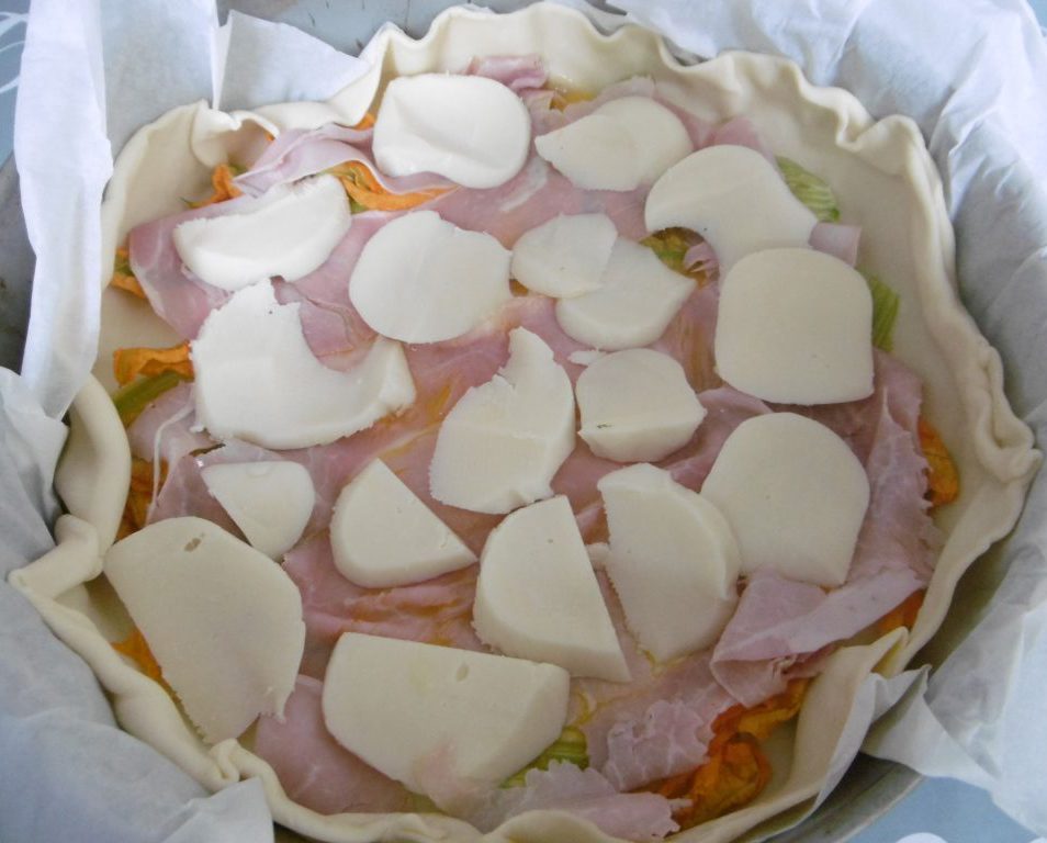 Torta salata fantasiosa - Prosciutto e formaggio