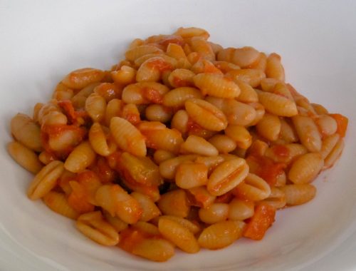 Gnocchetti sardi con fagioli - Piatto pronto