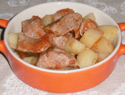 Spezzatino di vitello con patate - Piatto pronto