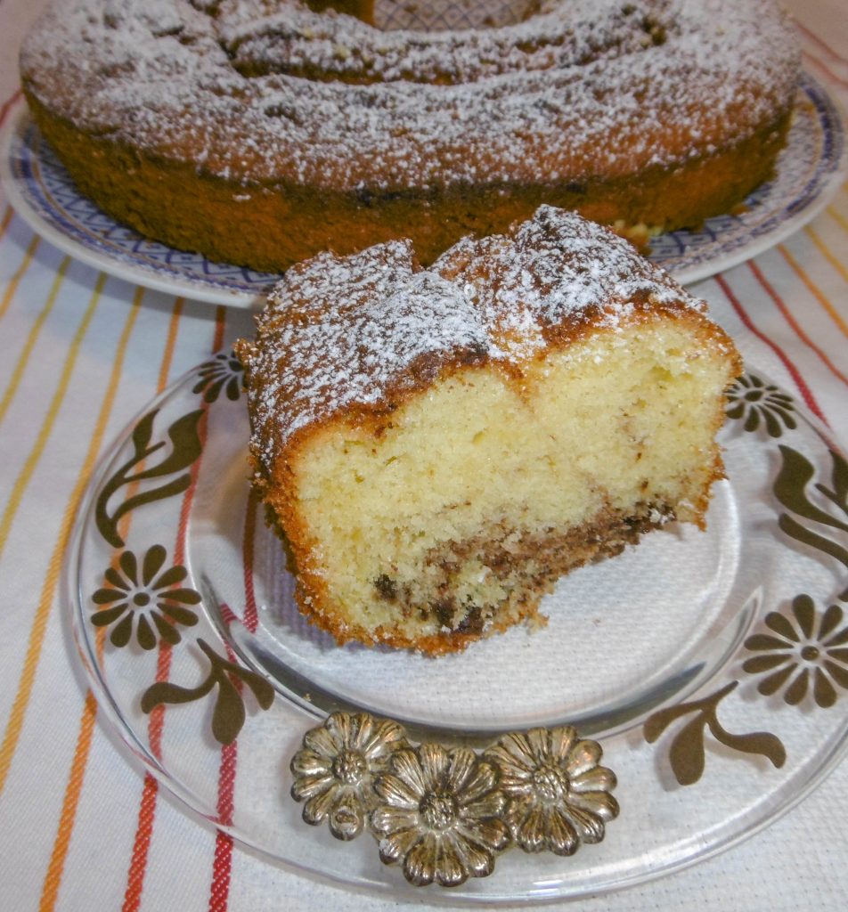 Ciambellone all'arancia e Nutella - Piatto pronto