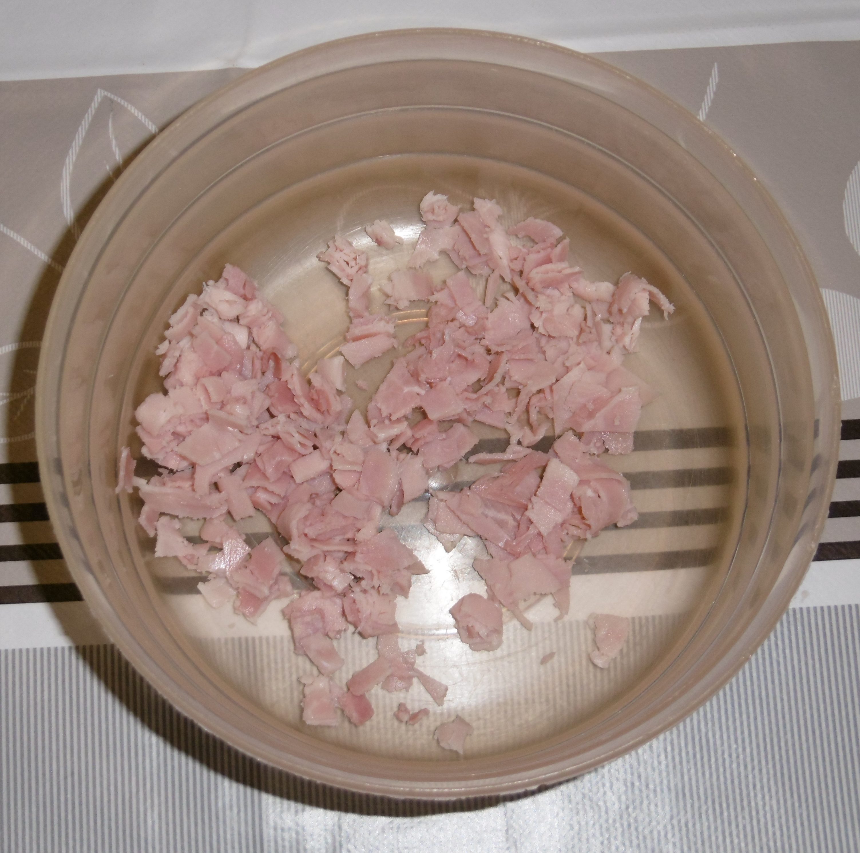 Cornetti salati ripieni - Prosciutto tagliato