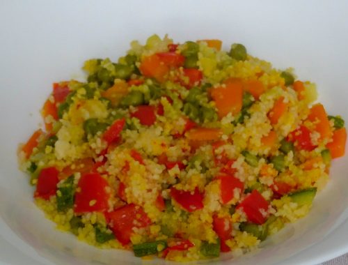 Cous cous con verdure e zafferano - Piatto pronto