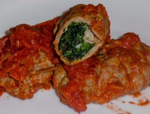 Involtini di carne al sugo - Piatto pronto