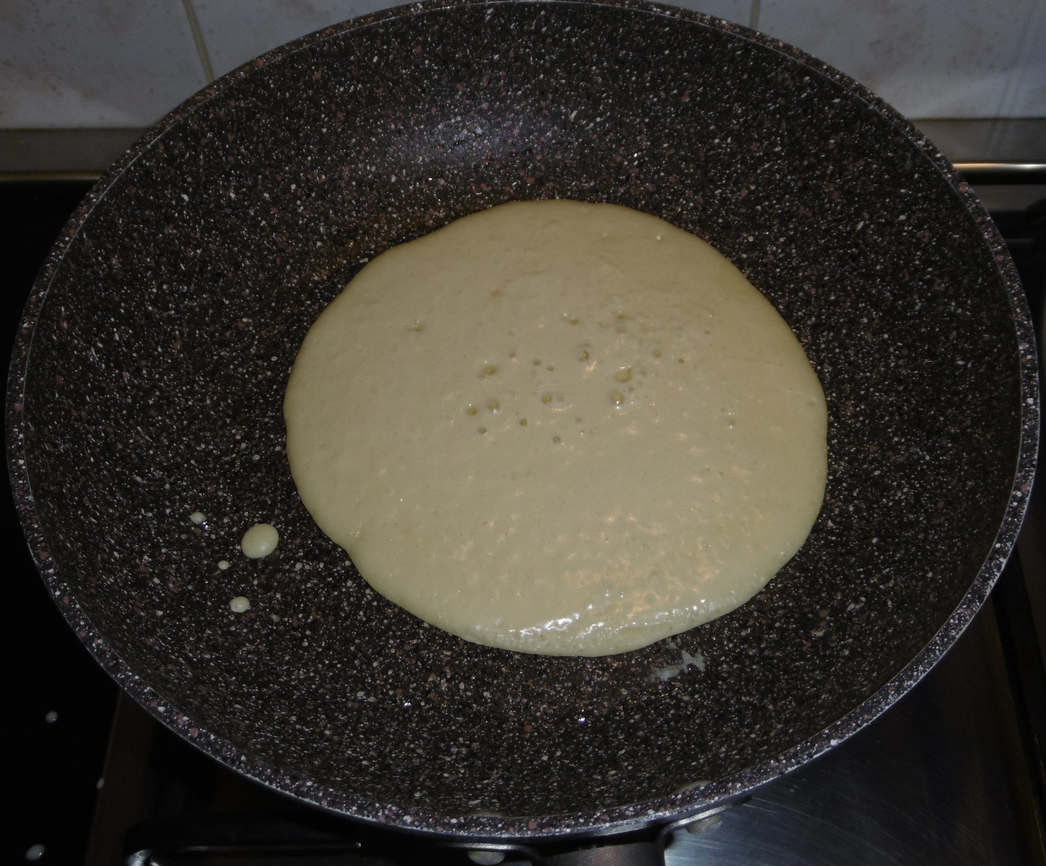 Pancake senza burro - Cottura