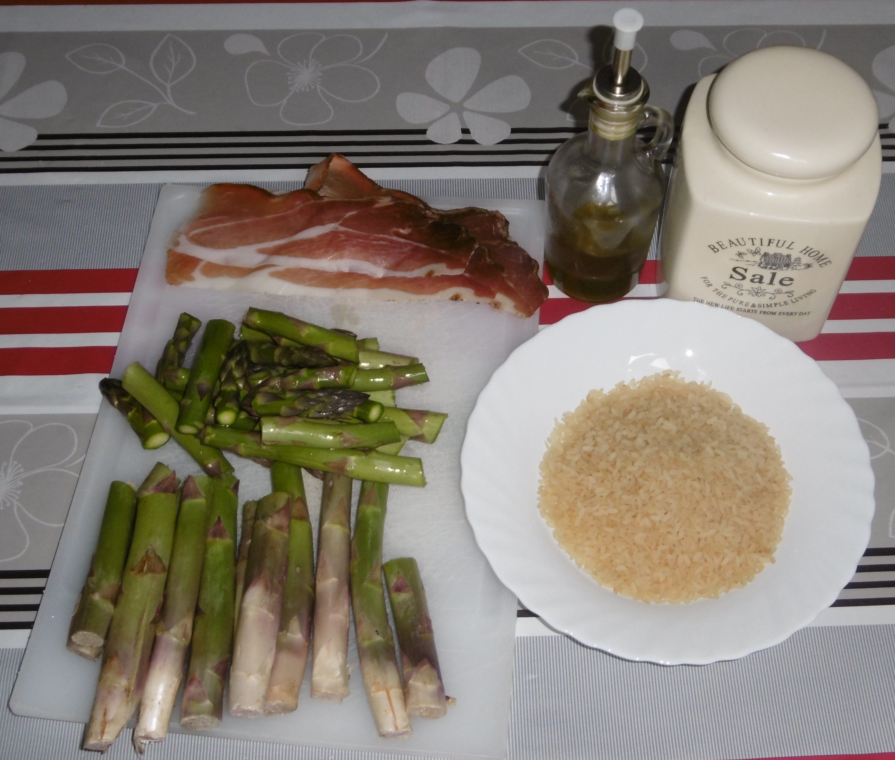 Risotto con asparagi e speck - Ingredienti