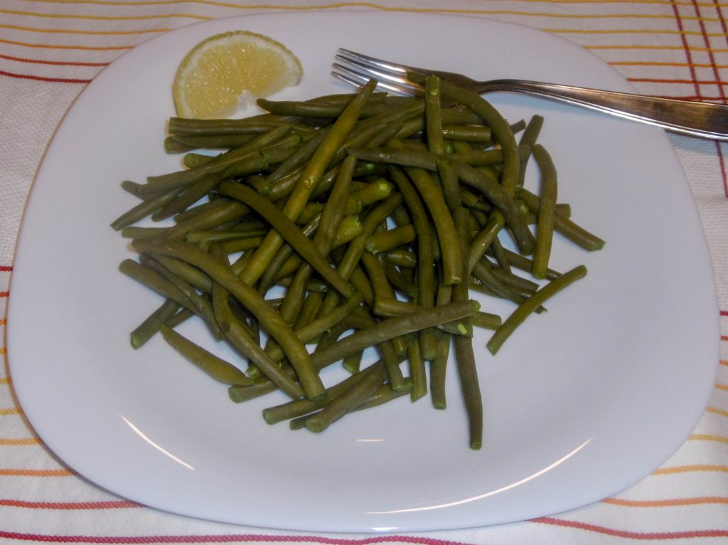 Fagiolini cotti in pentola a pressione - Piatto pronto