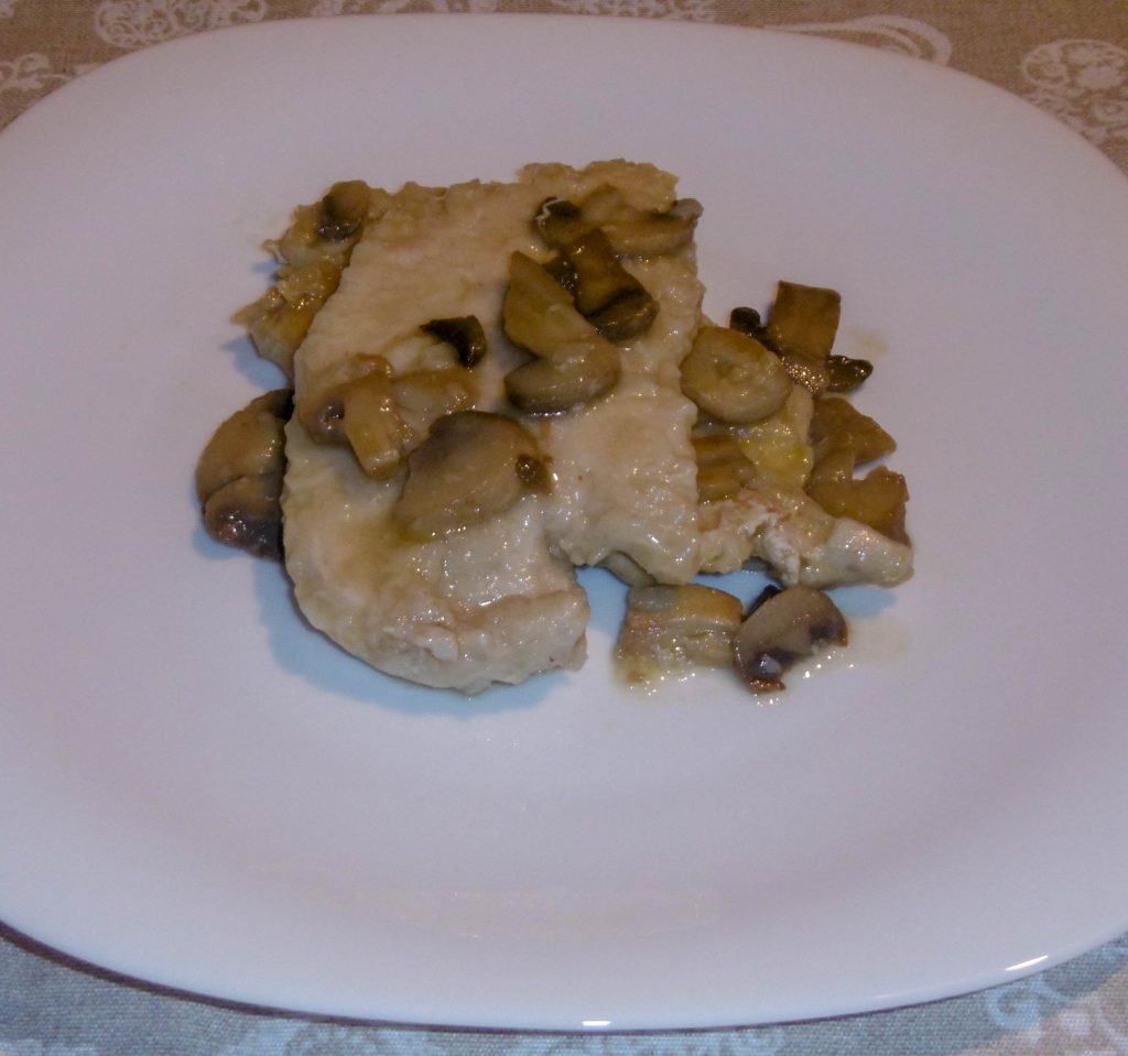 Scaloppine di tacchino ai funghi - Piatto pronto