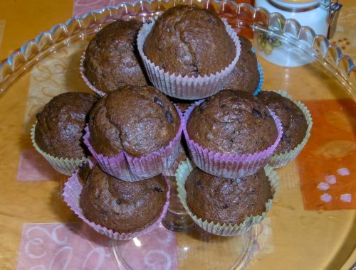 Muffin banane e cioccolato senza burro - Piatto pronto