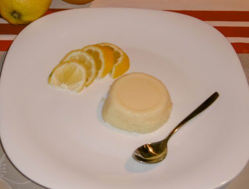 Budino al profumo di limone - Piatto pronto